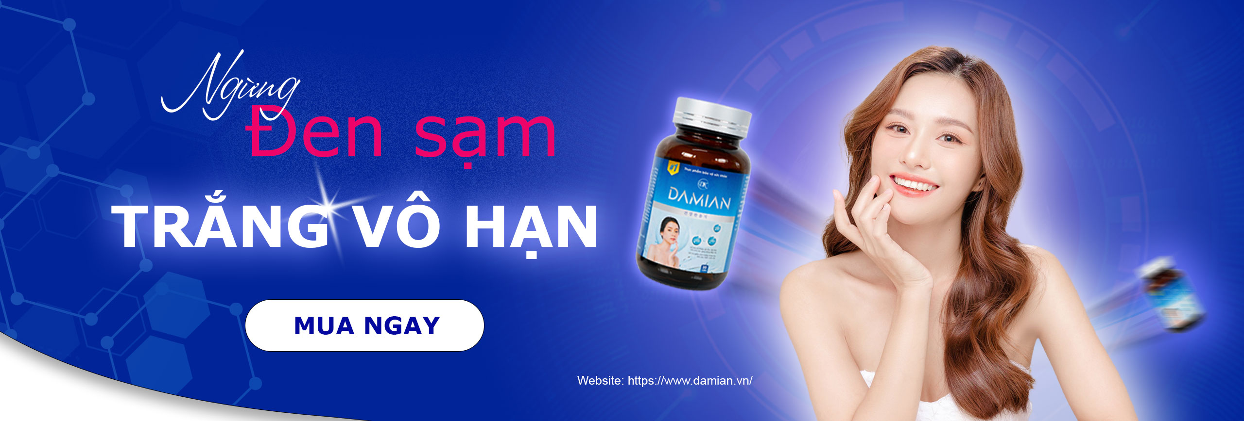 Viên uống trắng da Damian