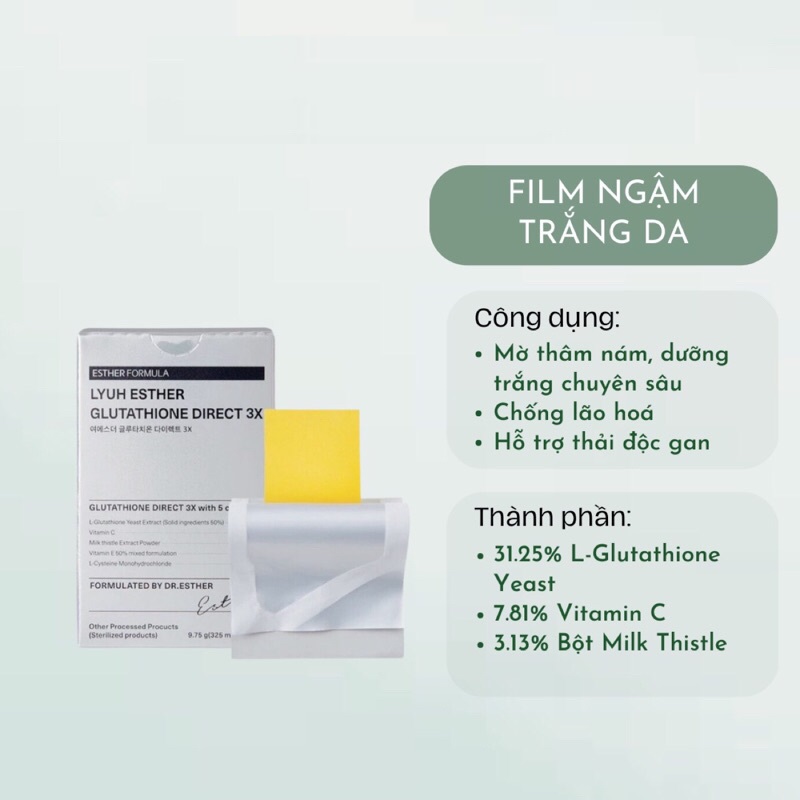 Film ngậm trắng da Hàn Quốc