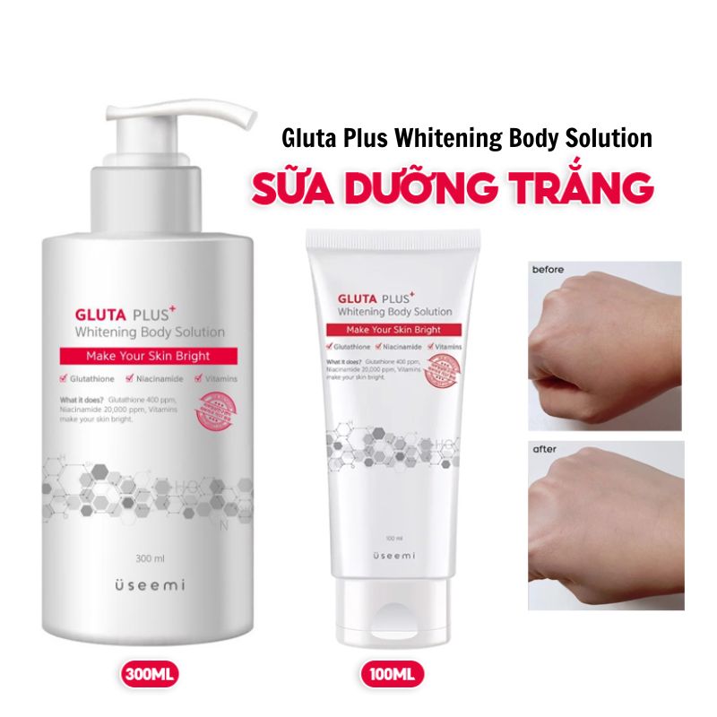 Sữa dưỡng thể Hàn Quốc Gluta Plus Whitening Body Solution