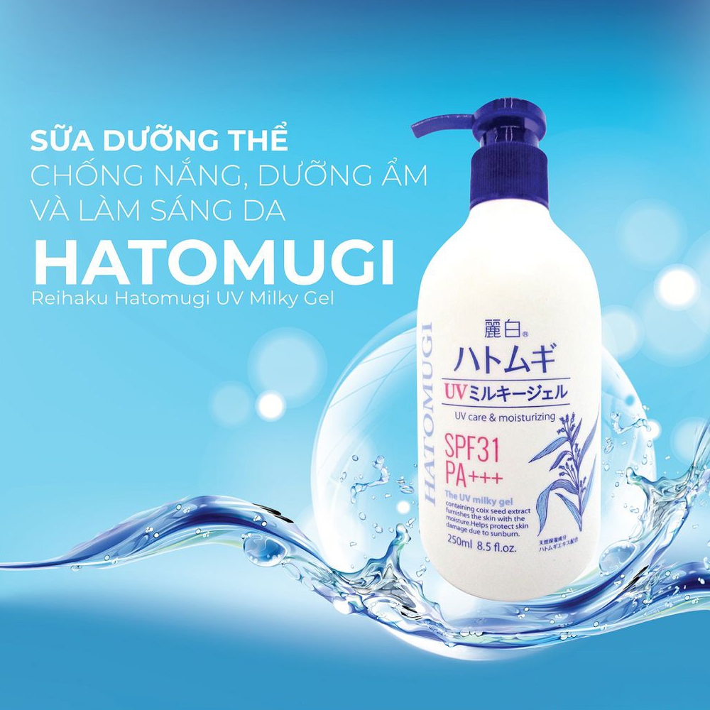 Sữa Dưỡng Thể Chống Nắng Hatomugi