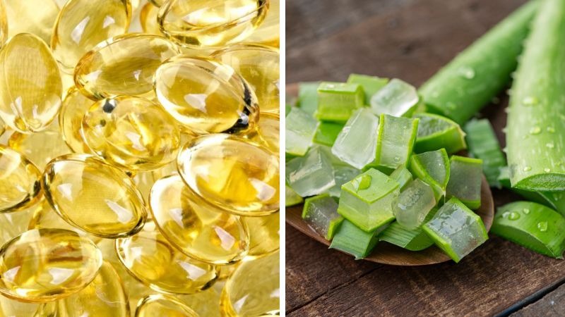 mặt nạ nha đam và vitamin E