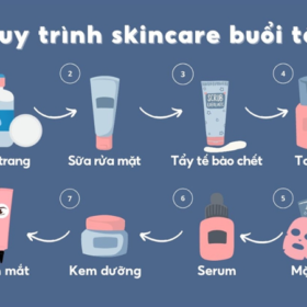 quy trình skin care ban đêm