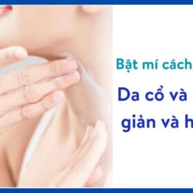 Cách làm trắng da cổ