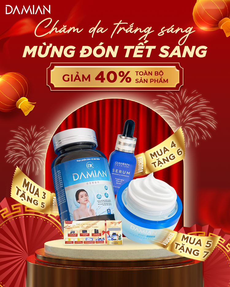 DAMIAN tung hàng loạt voucher tết hấp dẫn dành cho các quý khách hàng